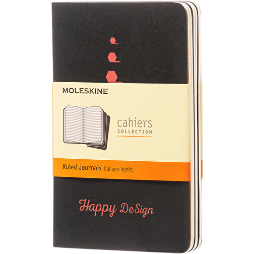 Moleskine Cahier Journal Taschenformat – Liniert , Moleskine, schwarz, Karton, 14,00cm x 0,50cm x 9,00cm (Länge x Höhe x Breite), Bild 2