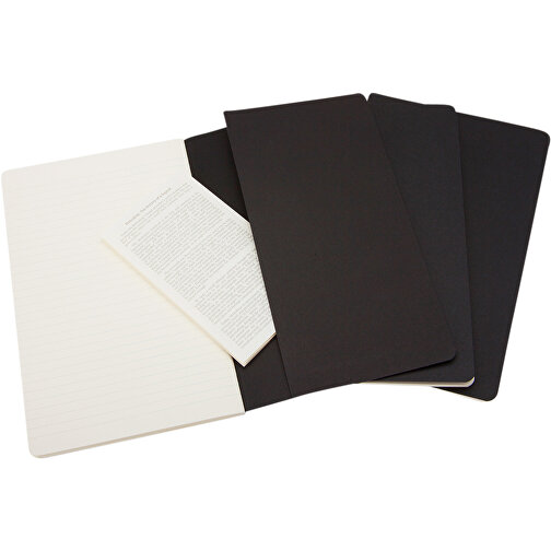 Moleskine Cahier Journal L – Liniert , Moleskine, schwarz, Karton, 21,00cm x 0,67cm x 13,00cm (Länge x Höhe x Breite), Bild 5