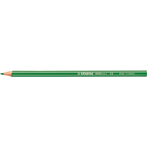 STABILO GREENcolors Farbstift , Stabilo, laubgrün, Holz, 17,50cm x 0,70cm x 0,70cm (Länge x Höhe x Breite), Bild 1