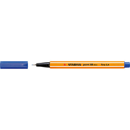 STABILO Point 88 Mini Fineliner , Stabilo, blau, Kunststoff, 11,80cm x 0,80cm x 0,80cm (Länge x Höhe x Breite), Bild 1