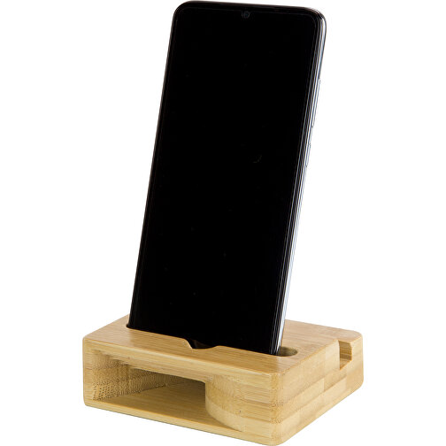 ROMINOX® Smartphone Ständer // Amplify 3in1 , Bambus, 10,00cm x 3,30cm x 8,50cm (Länge x Höhe x Breite), Bild 2