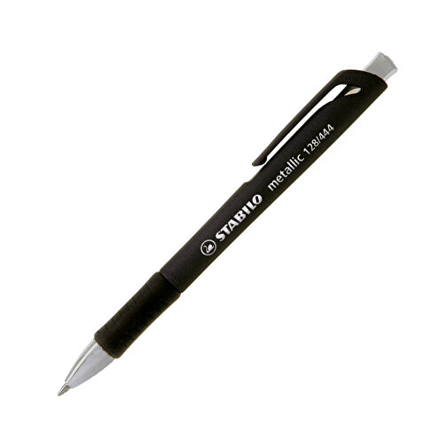 STABILO Concept Metallic Kugelschreiber , Stabilo, schwarz, Kunststoff, 14,50cm x 1,40cm x 1,20cm (Länge x Höhe x Breite), Bild 2