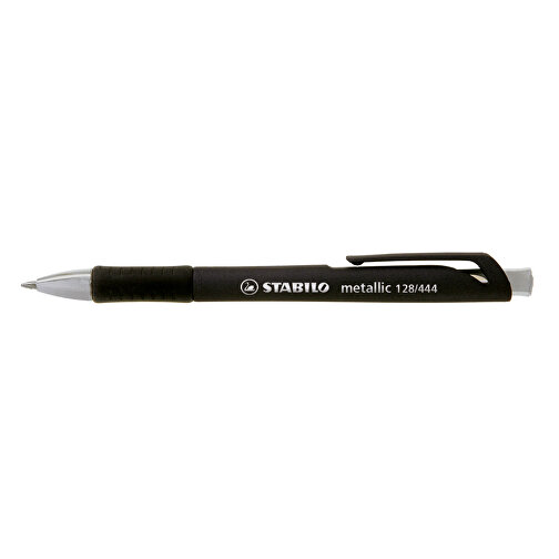 STABILO Concept Metallic Kugelschreiber , Stabilo, schwarz, Kunststoff, 14,50cm x 1,40cm x 1,20cm (Länge x Höhe x Breite), Bild 3