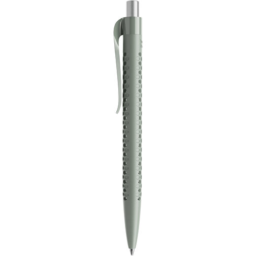Prodir QS40 PBB True Biotic Push Kugelschreiber , Prodir, Alge-silber satiniert, Bio-Polymere/Metall, 14,10cm x 1,60cm (Länge x Breite), Bild 2