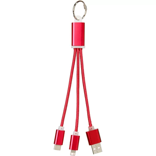 Câble de chargement 3-en-1 avec porte-clés Metal, Image 3