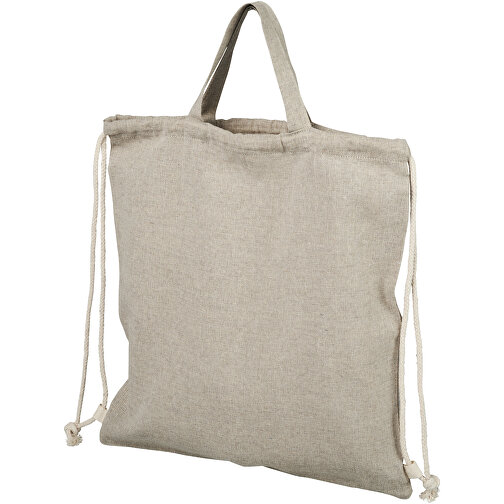 Plecak Pheebs z bawełnianym sznurkiem ściągającym z recyklingu o gramaturze 150 g/m², Obraz 1
