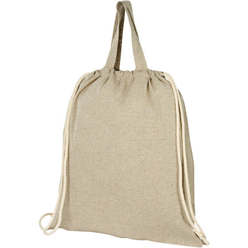 Plecak Pheebs z bawełnianym sznurkiem ściągającym z recyklingu o gramaturze 150 g/m², Obraz 4