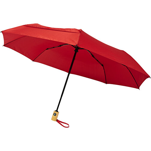 Bo 21\'\' hopfällbart automatiskt paraply i återvunnen PET, Bild 1