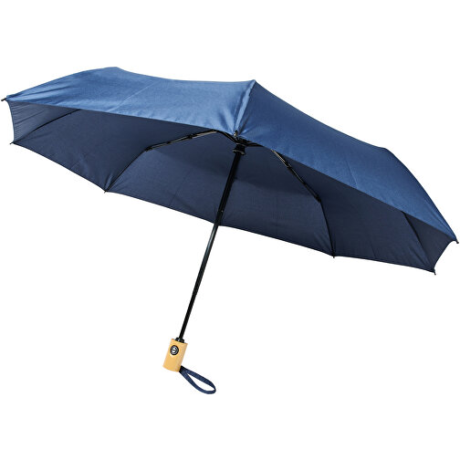 Bo 21\'\' fold. resirkulert PET-paraply med automatisk åpning/lukking, Bilde 1