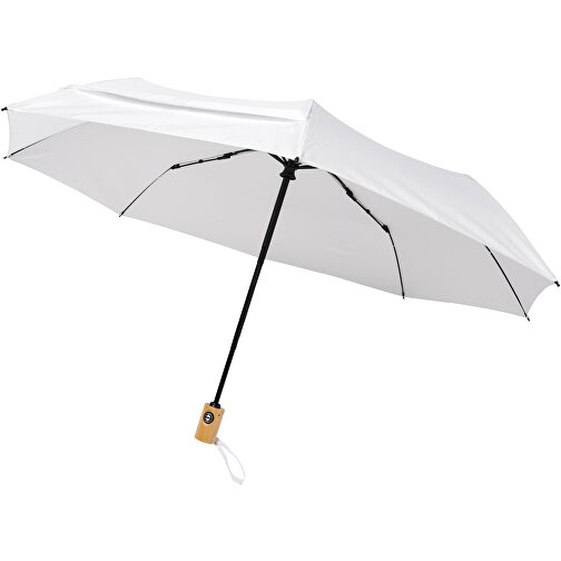 Paraguas plegable de material reciclado con apertura y cierre automáticos de 21,5\'\' “Bo\'\', Imagen 1