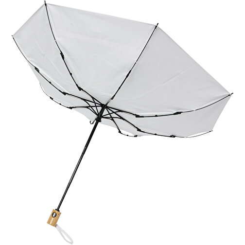 Paraguas plegable de material reciclado con apertura y cierre automáticos de 21,5\'\' “Bo\'\', Imagen 6