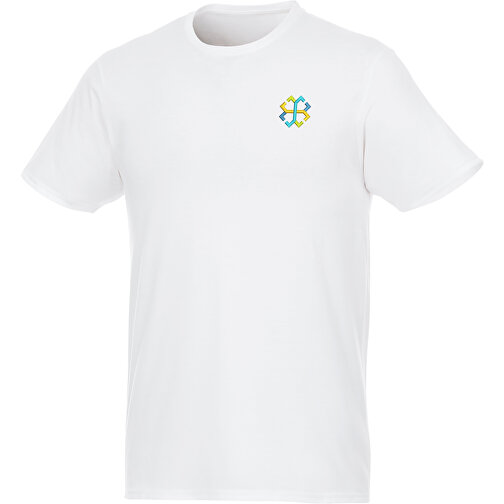 Jade T-Shirt Aus Recyceltem GRS Material Für Herren , Green Concept, weiß, Single jersey Strick 100% GRS zertifiziertes recyceltes Polyester, 160 g/m2, XXL, , Bild 2