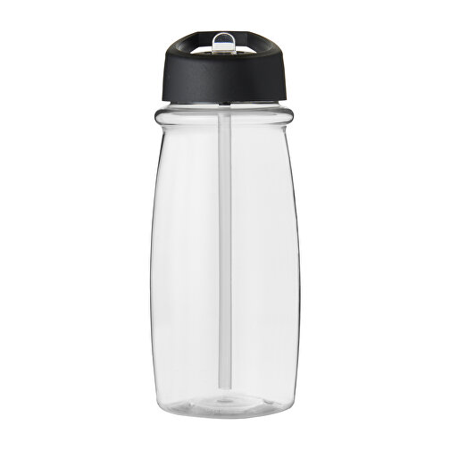 H2O Active® Pulse 600 Ml Sportflasche Mit Ausgussdeckel , transparent / schwarz, PET Kunststoff, 72% PP Kunststoff, 17% SAN Kunststoff, 11% PE Kunststoff, 19,90cm (Höhe), Bild 4