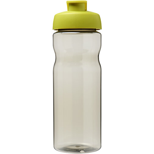 H2O Active® Eco Base 650 Ml Sportflasche Mit Klappdeckel , kohle / lindgrün, PCR Kunststoff, PP Kunststoff, 22,10cm (Höhe), Bild 3