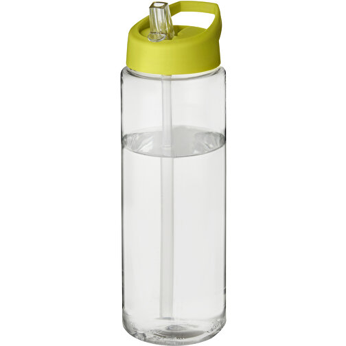H2O Active® Vibe 850 Ml Sportflasche Mit Ausgussdeckel , transparent / limone, PET Kunststoff, 72% PP Kunststoff, 17% SAN Kunststoff, 11% PE Kunststoff, 24,20cm (Höhe), Bild 1