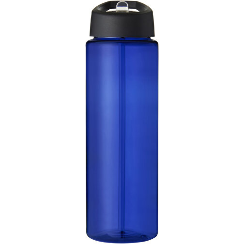 H2O Active® Vibe 850 Ml Sportflasche Mit Ausgussdeckel , blau / schwarz, PET Kunststoff, 72% PP Kunststoff, 17% SAN Kunststoff, 11% PE Kunststoff, 24,20cm (Höhe), Bild 3