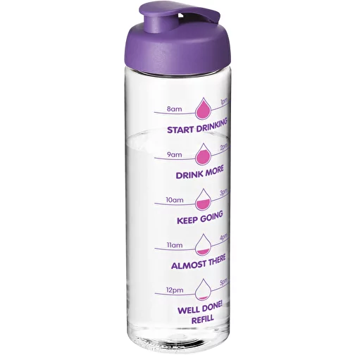 Bouteille de sport H2O Vibe 850 ml avec couvercle à bascule, Image 2