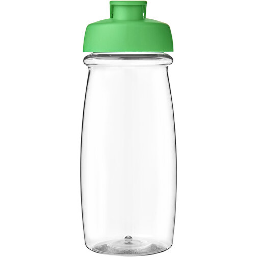 H2O Active® Pulse 600 Ml Sportflasche Mit Klappdeckel , transparent / grün, PET Kunststoff, PP Kunststoff, 20,30cm (Höhe), Bild 3