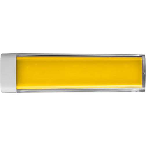 Powerbank WS102 2200/2600 MAh , gelb, ABS Kunststoff, 9,10cm x 2,50cm x 2,50cm (Länge x Höhe x Breite), Bild 3