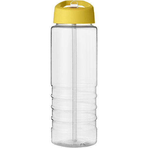 H2O Active® Treble 750 Ml Sportflasche Mit Ausgussdeckel , transparent / gelb, PET Kunststoff, 72% PP Kunststoff, 17% SAN Kunststoff, 11% PE Kunststoff, 22,80cm (Höhe), Bild 3