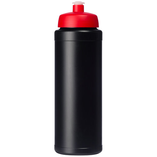 Baseline® Plus 750 Ml Flasche Mit Sportdeckel , schwarz / rot, HDPE Kunststoff, PP Kunststoff, 23,60cm (Höhe), Bild 4