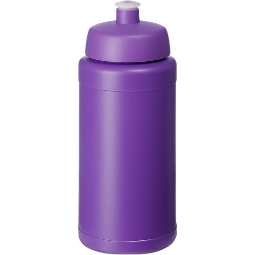 Baseline® Plus 500 Ml Flasche Mit Sportdeckel , lila, HDPE Kunststoff, PP Kunststoff, 18,50cm (Höhe), Bild 1
