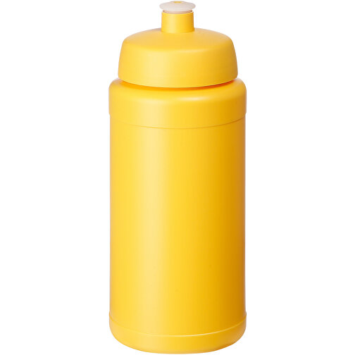 Baseline® Plus 500 Ml Flasche Mit Sportdeckel , gelb, HDPE Kunststoff, PP Kunststoff, 18,50cm (Höhe), Bild 1