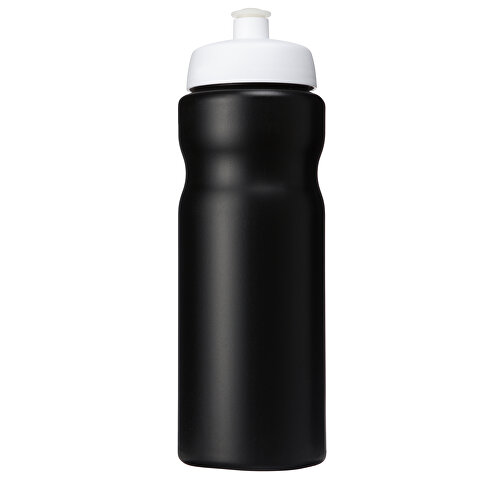Baseline® Plus 650 Ml Sportflasche , schwarz / weiss, HDPE Kunststoff, PP Kunststoff, 22,30cm (Höhe), Bild 4