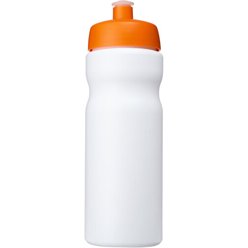 Baseline® Plus 650 Ml Sportflasche , weiß / orange, HDPE Kunststoff, PP Kunststoff, 22,30cm (Höhe), Bild 3