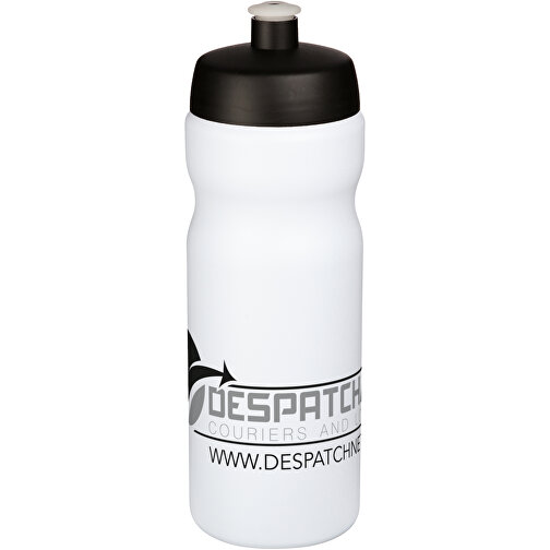 Baseline® Plus 650 Ml Sportflasche , weiß / schwarz, HDPE Kunststoff, PP Kunststoff, 22,30cm (Höhe), Bild 2