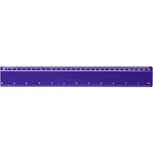 Renzo 30 Cm Kunststofflineal , lila, GPPS Kunststoff, 31,20cm x 0,30cm x 4,20cm (Länge x Höhe x Breite), Bild 3