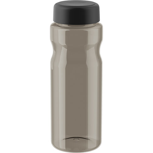 H2O Active® Eco Base 650 Ml Sportflasche Mit Drehdeckel , kohle transparent / schwarz, PCR Kunststoff, PP Kunststoff, 20,50cm (Höhe), Bild 1