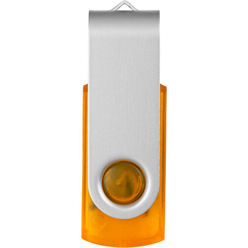 Rotate Transculent USB-Stick , orange MB , 2 GB , Kunststoff, Aluminium MB , 5,80cm x 1,90cm x 1,00cm (Länge x Höhe x Breite), Bild 5