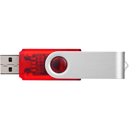 Rotate Transculent USB-Stick , rot MB , 16 GB , Kunststoff, Aluminium MB , 5,80cm x 1,90cm x 1,00cm (Länge x Höhe x Breite), Bild 5