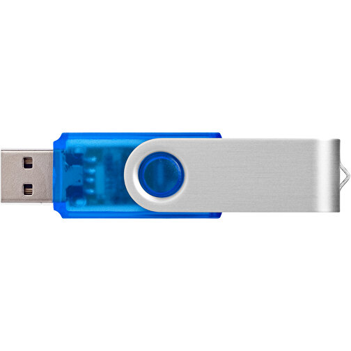 Rotate Transculent USB-Stick , blau MB , 32 GB , Kunststoff, Aluminium MB , 5,80cm x 1,90cm x 1,00cm (Länge x Höhe x Breite), Bild 7