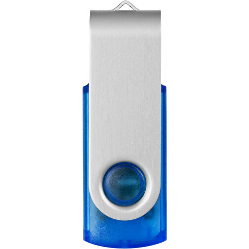 Rotate Transculent USB-Stick , blau MB , 16 GB , Kunststoff, Aluminium MB , 5,80cm x 1,90cm x 1,00cm (Länge x Höhe x Breite), Bild 4