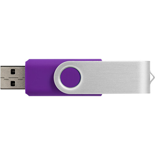 Rotate Doming USB-Stick , lila MB , 32 GB , Kunststoff, Aluminium MB , 5,80cm x 1,90cm x 1,00cm (Länge x Höhe x Breite), Bild 4