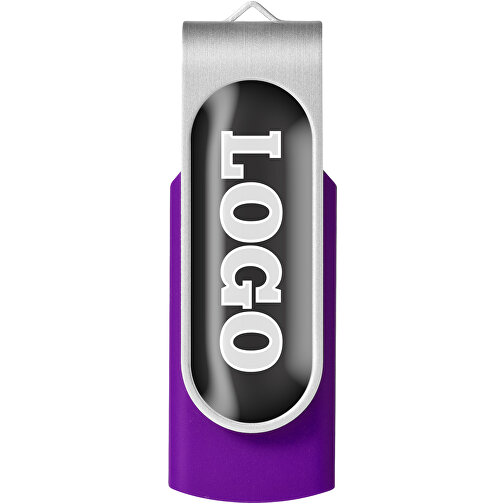 Rotate Doming USB-Stick , lila MB , 16 GB , Kunststoff, Aluminium MB , 5,80cm x 1,90cm x 1,00cm (Länge x Höhe x Breite), Bild 5
