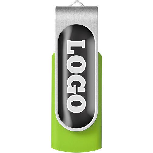 Rotate Doming USB-Stick , limone MB , 8 GB , Kunststoff, Aluminium MB , 5,80cm x 1,90cm x 1,00cm (Länge x Höhe x Breite), Bild 4