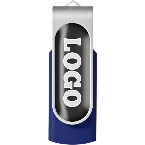 Rotate Doming USB-Stick , blau MB , 1 GB , Kunststoff, Aluminium MB , 5,80cm x 1,90cm x 1,00cm (Länge x Höhe x Breite), Bild 4