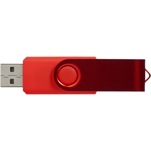 Rotate Metallic USB-Stick , dunkelrot MB , 32 GB , Kunststoff, Aluminium MB , 5,80cm x 1,90cm x 1,00cm (Länge x Höhe x Breite), Bild 4