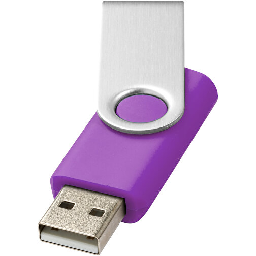 Rotate USB-Stick , lila MB , 16 GB , Kunststoff, Aluminium MB , 5,80cm x 1,90cm x 1,00cm (Länge x Höhe x Breite), Bild 1