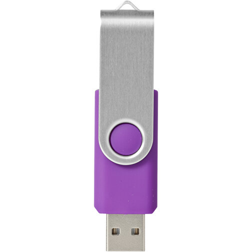 Rotate USB-Stick , lila MB , 2 GB , Kunststoff, Aluminium MB , 5,80cm x 1,90cm x 1,00cm (Länge x Höhe x Breite), Bild 3