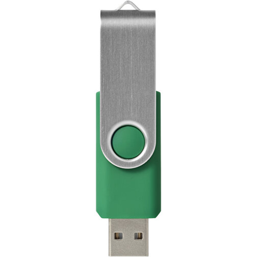 Rotate USB-Stick , grün MB , 4 GB , Kunststoff, Aluminium MB , 5,80cm x 1,90cm x 1,00cm (Länge x Höhe x Breite), Bild 3