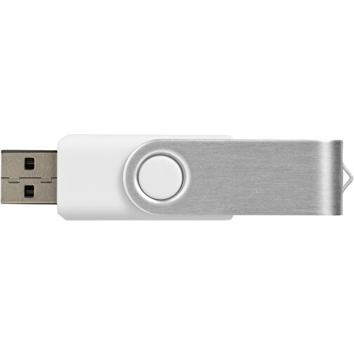 Rotate USB-Stick , weiß MB , 16 GB , Kunststoff, Aluminium MB , 5,80cm x 1,90cm x 1,00cm (Länge x Höhe x Breite), Bild 4