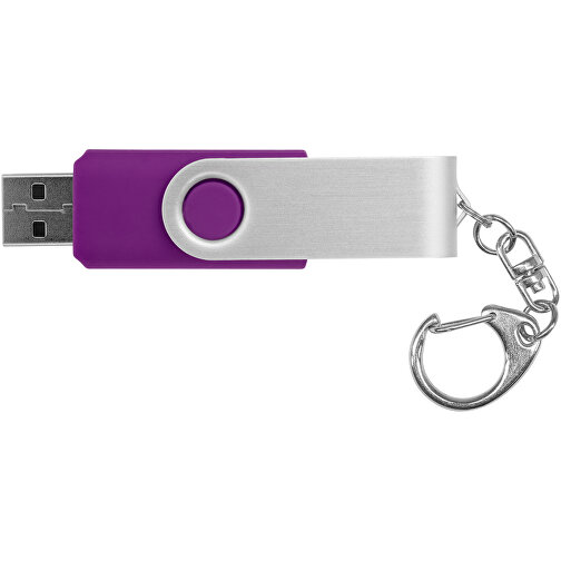 Rotate Mit Schlüsselanhänger USB-Stick , lila MB , 32 GB , Kunststoff, Aluminium MB , 5,80cm x 1,90cm x 1,00cm (Länge x Höhe x Breite), Bild 7
