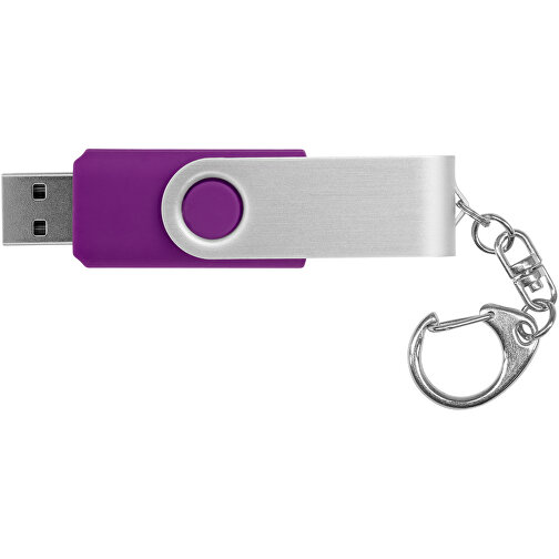 Rotate Mit Schlüsselanhänger USB-Stick , lila MB , 32 GB , Kunststoff, Aluminium MB , 5,80cm x 1,90cm x 1,00cm (Länge x Höhe x Breite), Bild 8