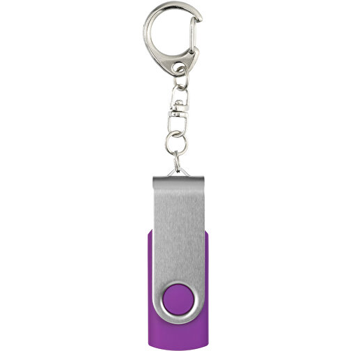 Rotate Mit Schlüsselanhänger USB-Stick , lila MB , 8 GB , Kunststoff, Aluminium MB , 5,80cm x 1,90cm x 1,00cm (Länge x Höhe x Breite), Bild 4