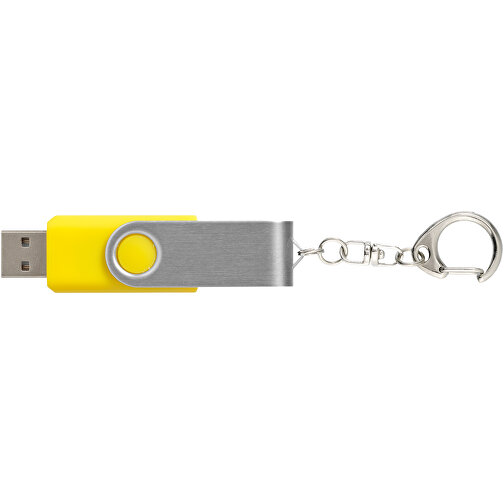 Rotate Mit Schlüsselanhänger USB-Stick , gelb MB , 16 GB , Kunststoff, Aluminium MB , 5,80cm x 1,90cm x 1,00cm (Länge x Höhe x Breite), Bild 6