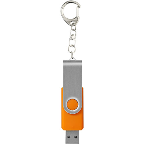 Rotate Mit Schlüsselanhänger USB-Stick , orange MB , 32 GB , Kunststoff, Aluminium MB , 5,80cm x 1,90cm x 1,00cm (Länge x Höhe x Breite), Bild 3